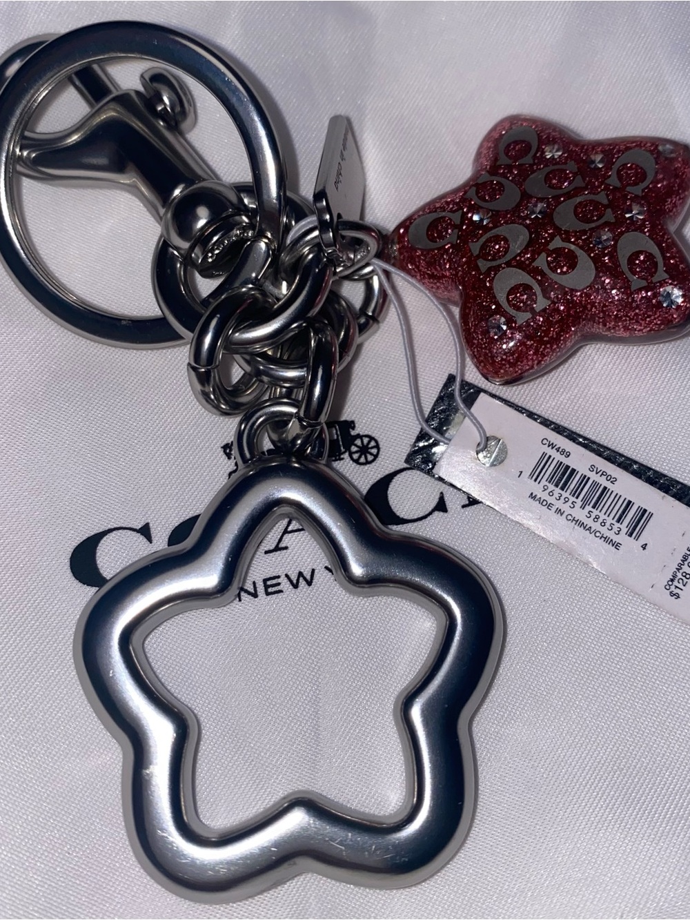 Coach Star Bag Charm New - Picture 6 of 7